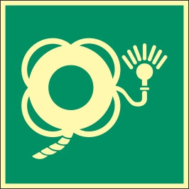 Lifebuoy With Light And Line Symbol (2.010.1)