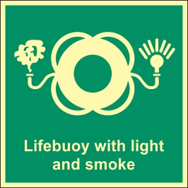 Lifebuoy With Light And Smoke with Text Symbol  (2.010t)
