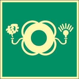 Lifebuoy With Light And Smoke Symbol (2.010)