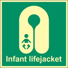 Infant Lifejacket with Text Symbol (2.012.1t)