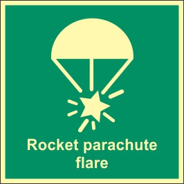 Rocket Parachute Flares with Text Symbol (2.018t)