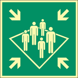 Assembly Muster Station Sign (2.020)