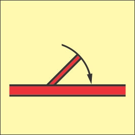 A Class Hinged Self-closing Fire Door Symbol (3.066.1)