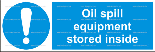 Oil Spill Equipment Stored Inside Sign (4.013.38)