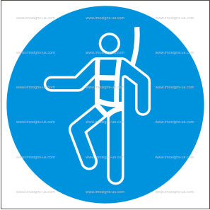 Wear a Safety Harness Symbol (4.008)