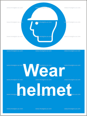 Wear Helmet Sign (4.014.1)