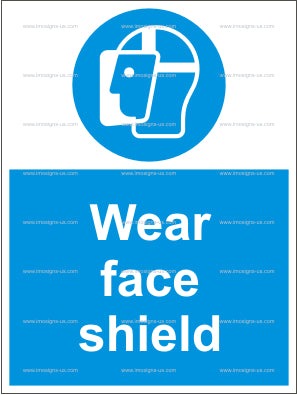 Wear Face Shield Sign (4.002.1)