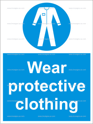 Wear Protective Clothing Sign (4.007.1)