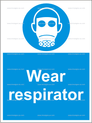 Wear Respirator Sign (4.003.1)