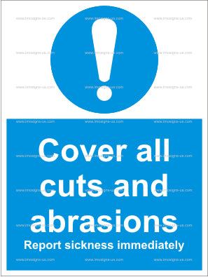 Cover All Cuts Sign (4.013.32)