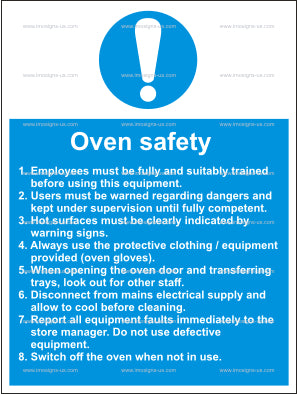 Oven Safety Instructions (4.018.15)