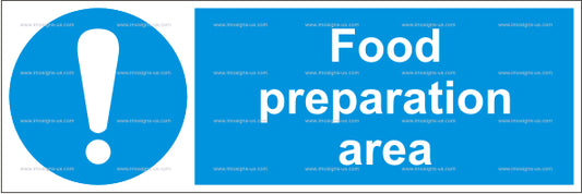Food Preparation Area Sign (4.019.20)