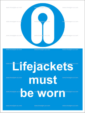 Lifejackets To Be Worn Sign (4.026.2)