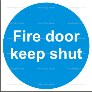 Fire Door Keep Shut Sign (4.029)