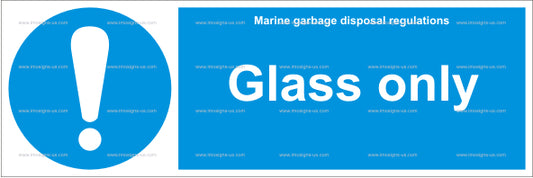 Glass Only Sign (4.017.7)