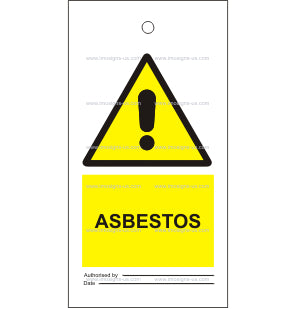 Asbestos Tie Tag (7.003)