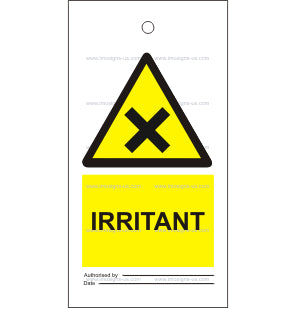 Irritant Tie Tag (7.006)
