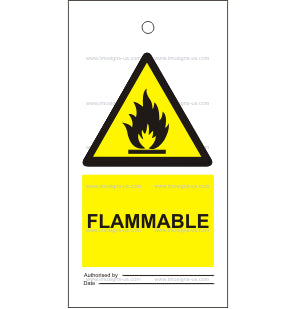 Flammable Tie Tag (7.010)