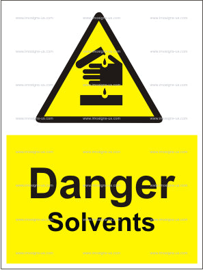 Danger Solvents Sign (6.002.6)