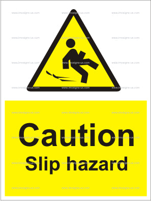 Caution Slip Hazard Sign (6.006.1)