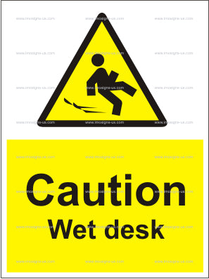 Caution Wet Deck Sign (6.006.2)