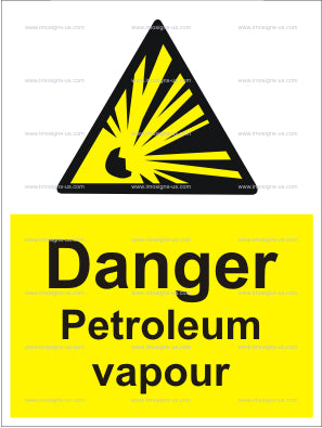 Danger Petroleum Vapour Sign (6.001.2)