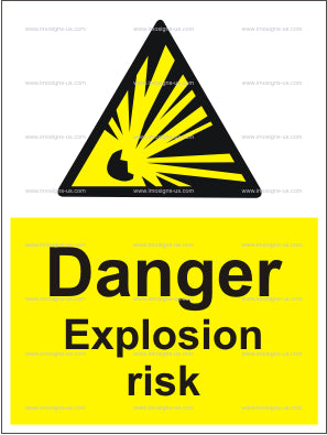 Danger Explosion Risk Sign (6.001.1)
