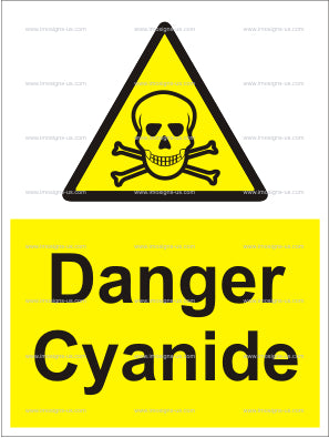 Danger Cyanide Sign (6.014.6)