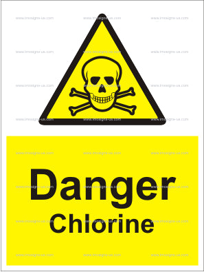 Danger Chlorine Sign (6.014.2)