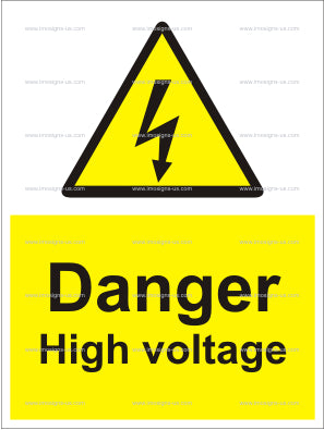 Danger High Voltage Sign (6.008.1)