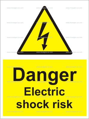 Danger Electrical Hazard Sign (6.008.2)