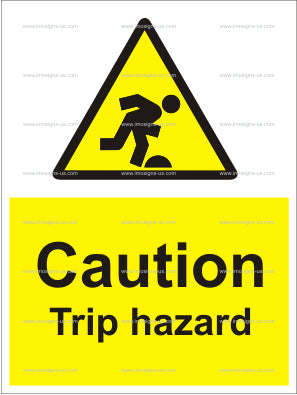Caution Trip Hazard Sign (6.012.1)
