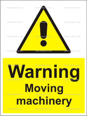 Warning Moving Machinery Sign (6.011.41)