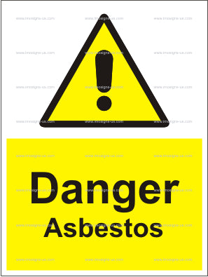 Danger Asbestos Sign (6.011.15)