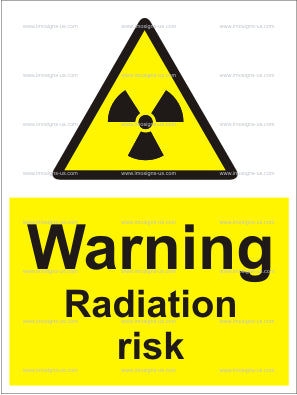 Warning Radiation Risk Sign (6.007.1)