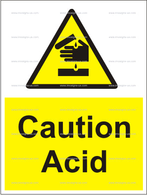 Caution Acid Sign (6.002.8)