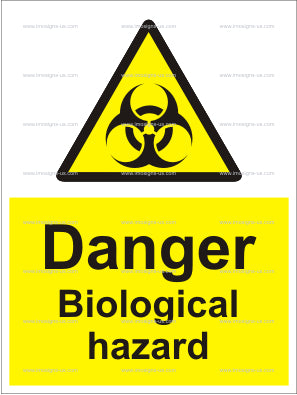 Danger Biological Hazard Sign (6.021.1)