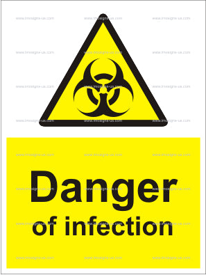 Danger of Infection Sign (6.021.2)