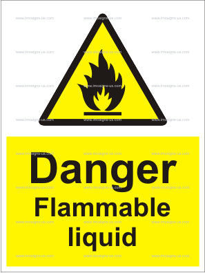 Danger Flammable Liquid Sign (6.013.1)