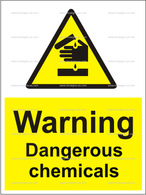 Warning Dangerous Chemicals Sign (6.002.7)