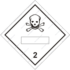 Class 2.3, Toxic Gas Sign (8.003)