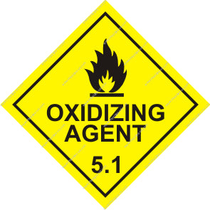 Class 5 Oxidizing Agent Sign (8.008)