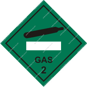 Class 2.2 Non Flammable Compressed Gas Sign (8.009)
