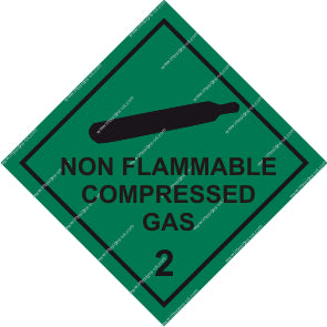 Class 2 Non Flammable Compressed Gas Sign (8.011)
