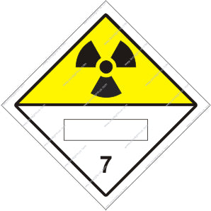Class 7 Radioactive Sign (8.035)