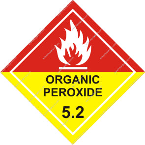 Class 5.2 Organic Peroxides Sign (8.043)