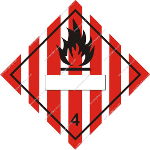 Class 4.1 Flammable Solid Sign (8.046)