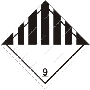 Class 9 Dangerous Substance Sign (8.050)