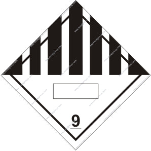 Class 9 Dangerous Substance Sign (8.051)