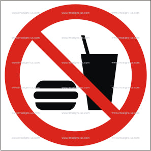 No Eating or Drinking Symbol (5.012)